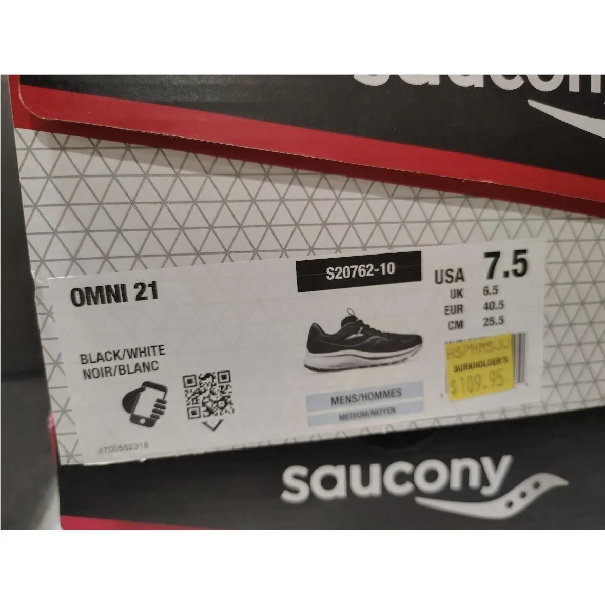 Saucony shoes - Saucony Omni 21 - Omni - Black (UPC: 0195018349224) 4