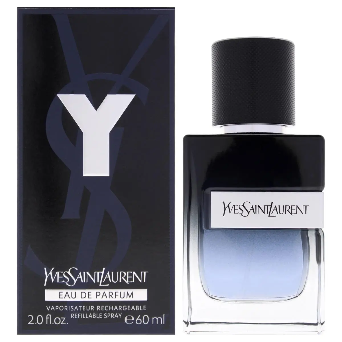 Y Eau de Parfum 2 oz Spray For Men Refillable by Yves Saint Laurent