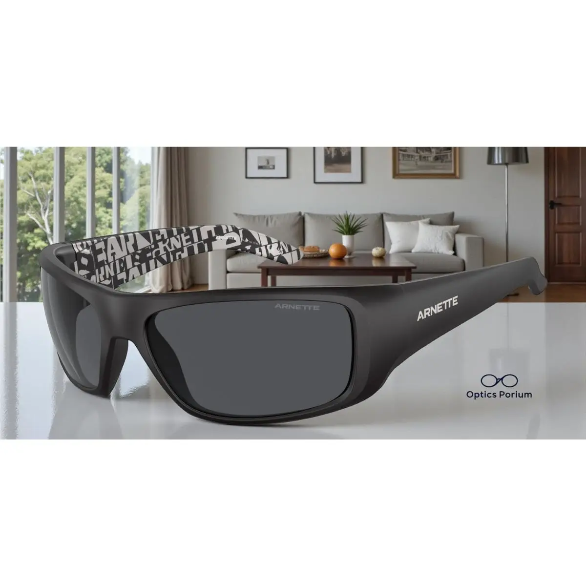 Arnette Hot Shot AN4182 219687 Fuzzy Black Gray 62 mm Men`s Sunglasses