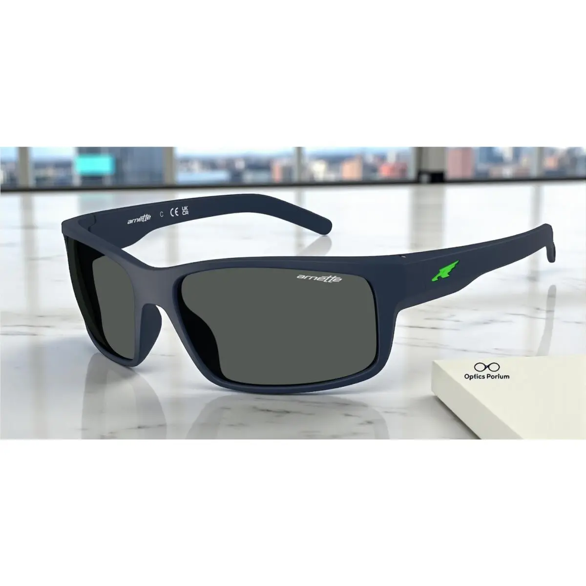 Arnette AN4202 275987 Fastball Matte Dark Blue Dark Grey 62 mm Men`s Sunglasses