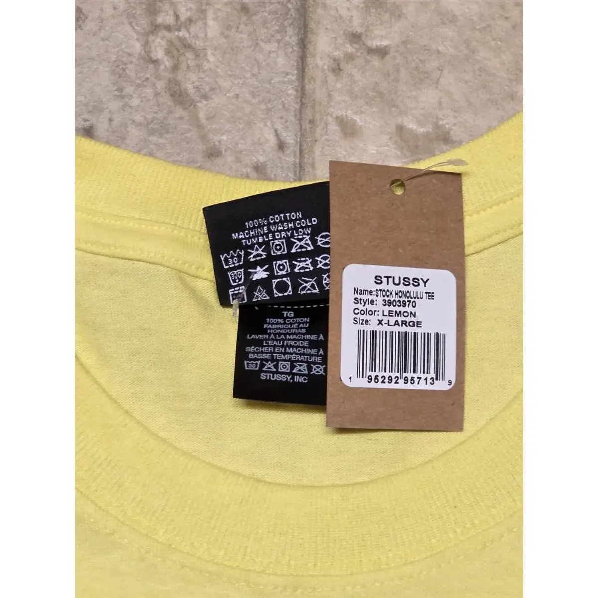 Stussy  clothing - Yellow 1