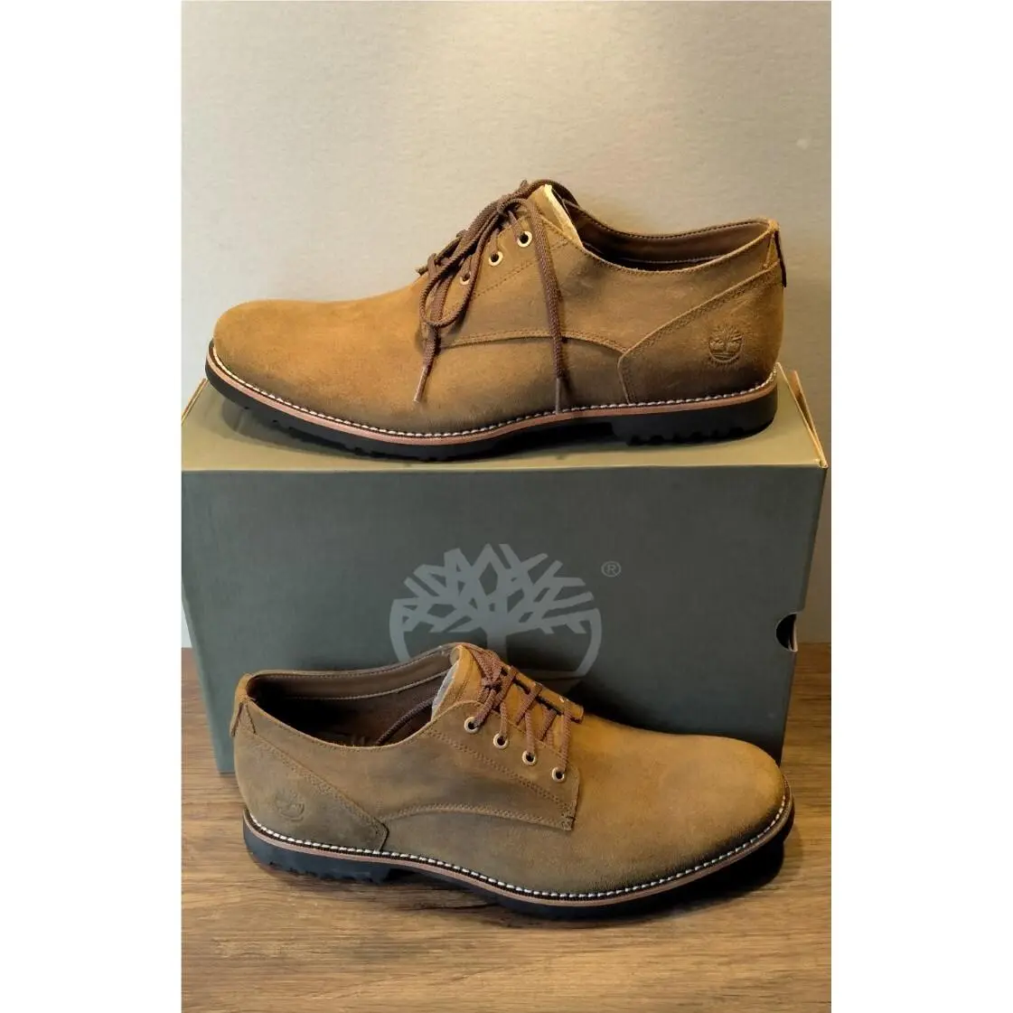 Timberland Kendrick Waterproof Oxford Shoe Olive Men Size 11.5 EU 45.5 TBOA2ACH
