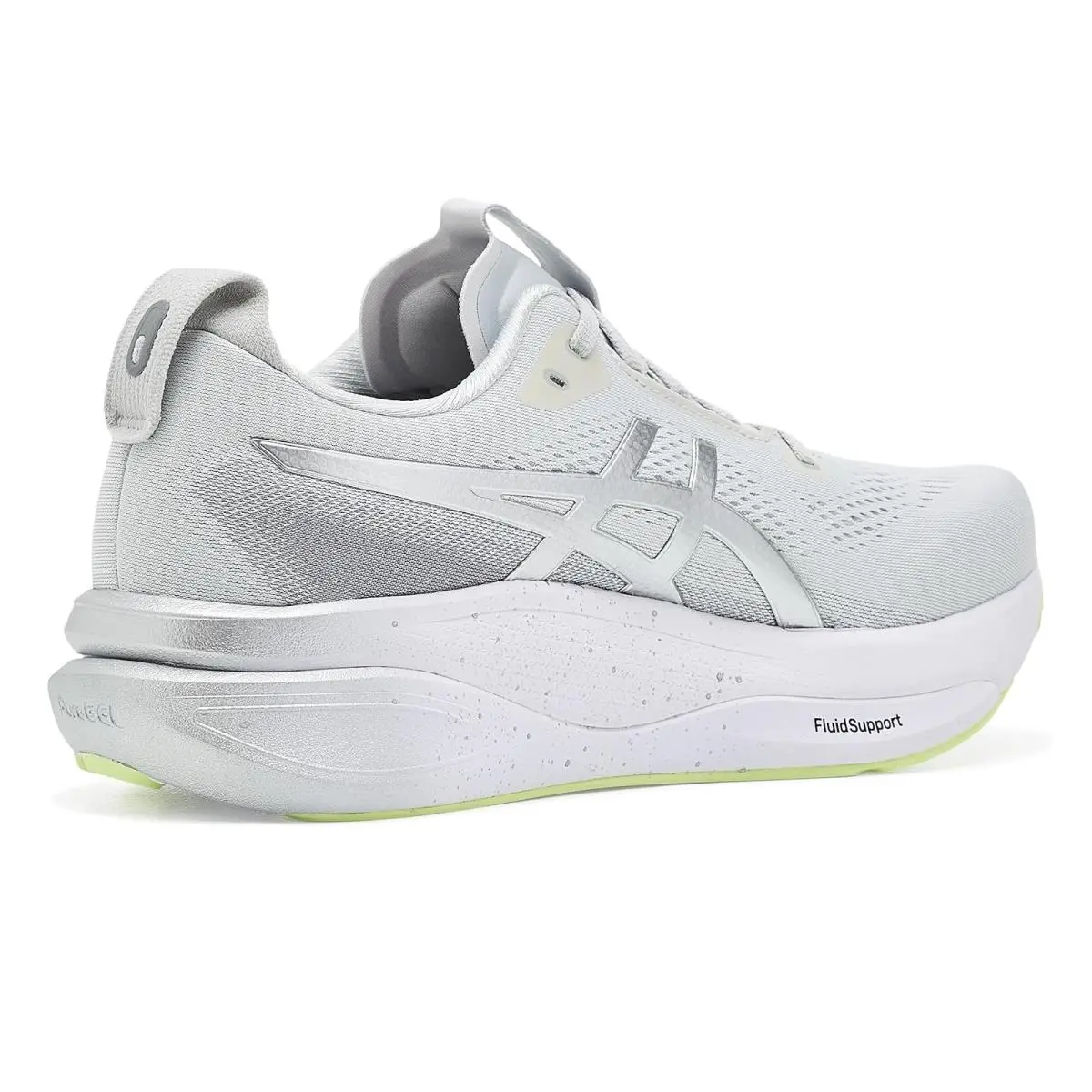 Asics shoes - Platinum/Glow Green 8