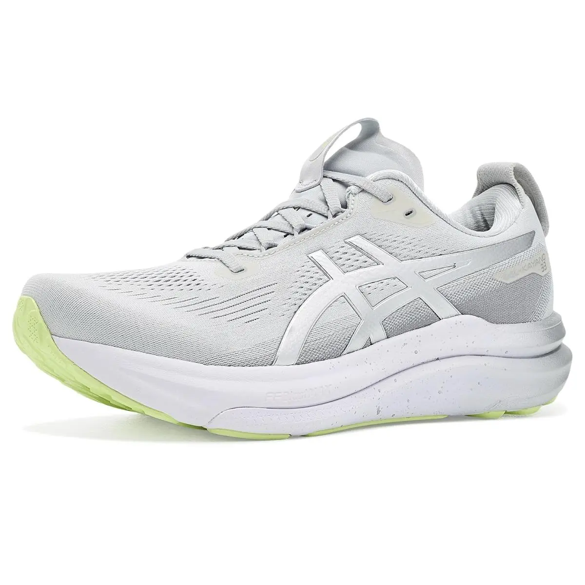 Asics shoes - Platinum/Glow Green 6