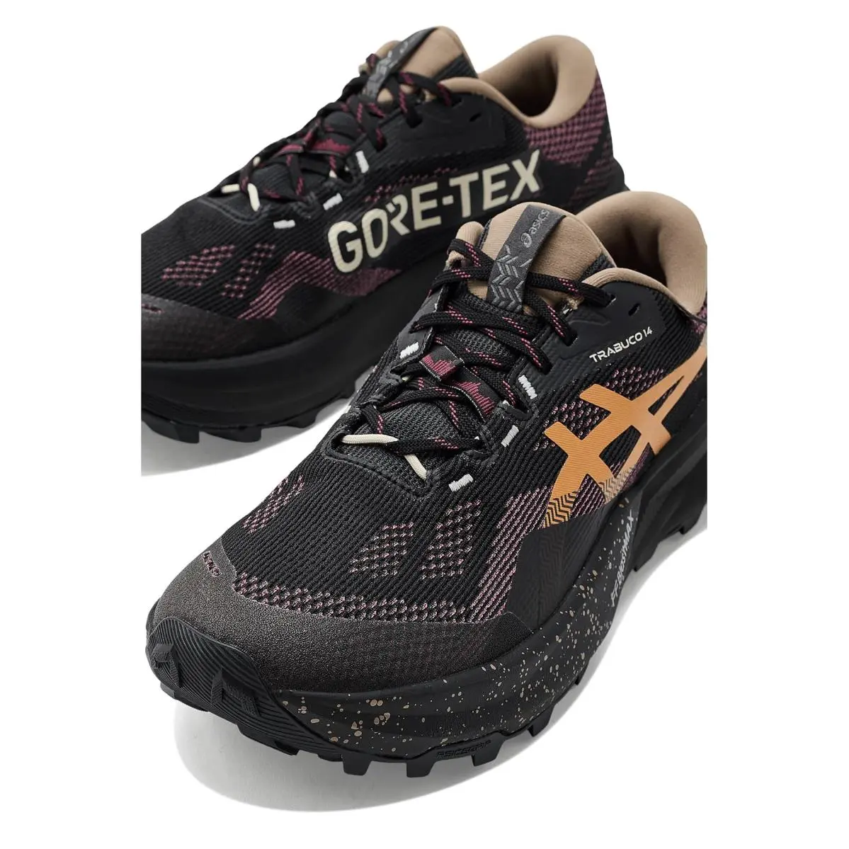 Asics shoes - Black/Brisket Red 4