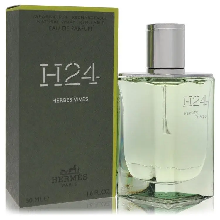 Hermes H24 Herbes Vives Edp Refillable Spray 1.7 oz 50 ml Fragrance For Men