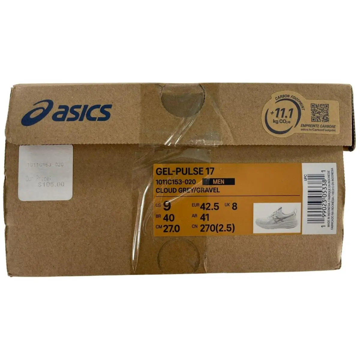 Asics shoes - Gel-Pulse 17 - Cloud grey 8