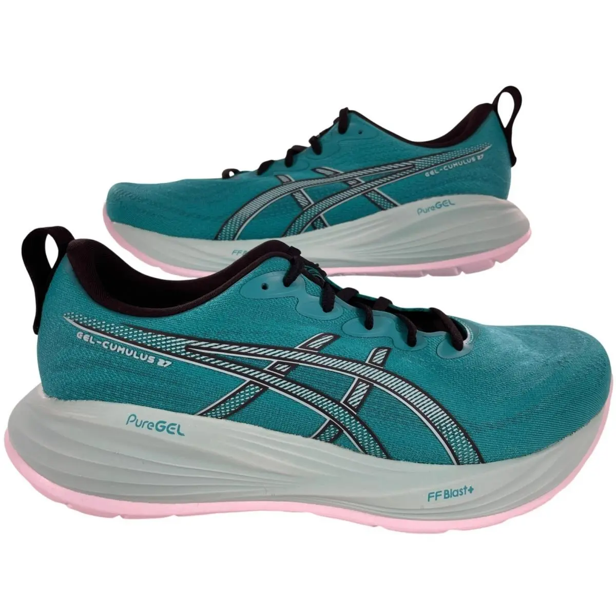Asics Gel-cumulus 27 Running Sport Shoes Wave Teal/mint Gym Men`s Size 11.5
