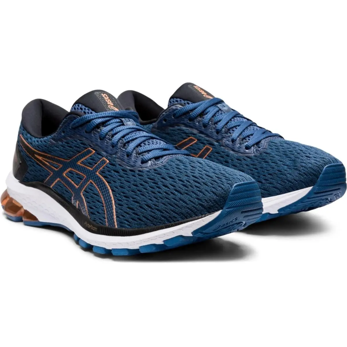 Size 10.5 - Asics Men`s GT-1000 9 Running Shoe Grand Shark/pure Bronze 4E Wide