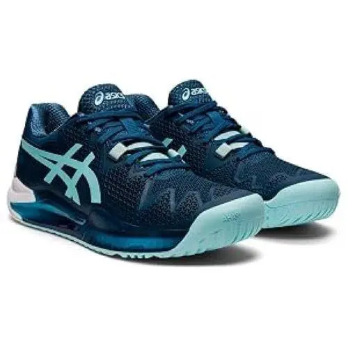 Asics Gel Resolution 8 Light Indigo Clear Blue Tennis Shoes Women 8.5