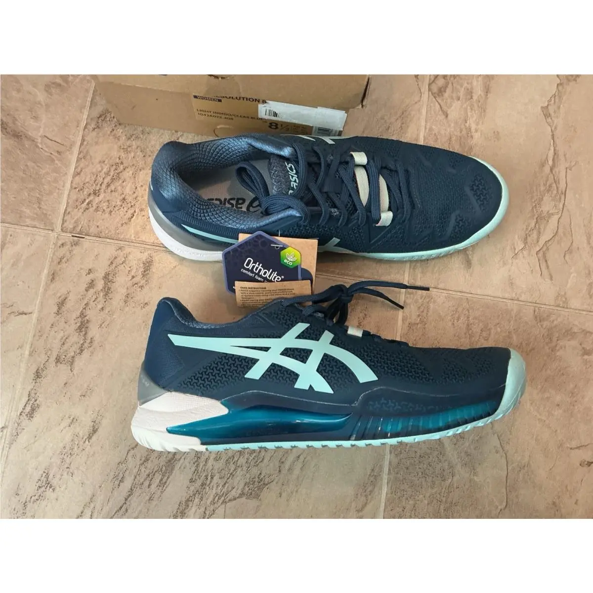 Asics shoes - Asics Gel Resolution 8 - Gel Resolution - Blue 2