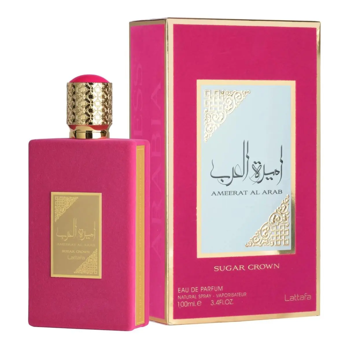 Ameerat Al Arab Sugar Crown Edp 3.4 oz 100ml Women Spray by Lattafa