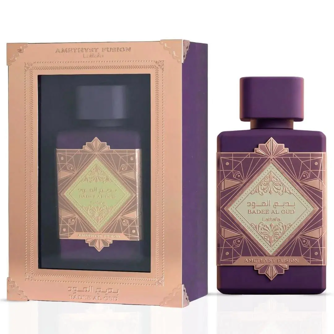 Bade`e Al Oud Amethyst Fusion Eau de Parfum Spray 100ml 3.4 oz  by Lattafa