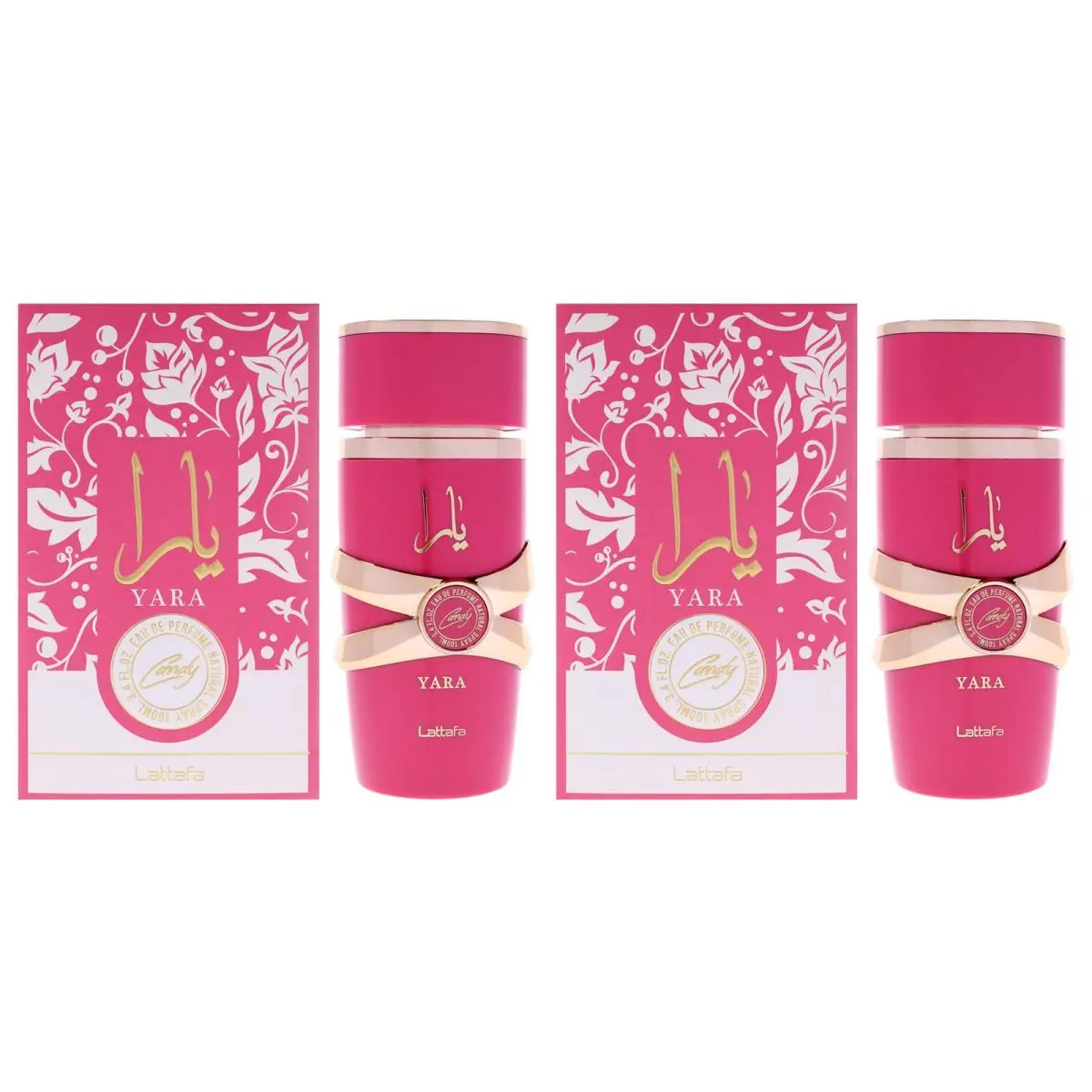 Yara Candy  For Women - 3.4 oz Edp Spray - Pack of 2 by Lattafa