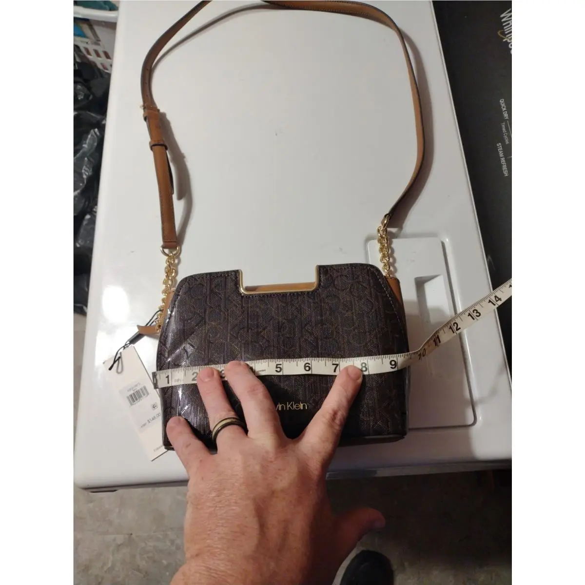 Monogram Cross Body by Calvin Klein