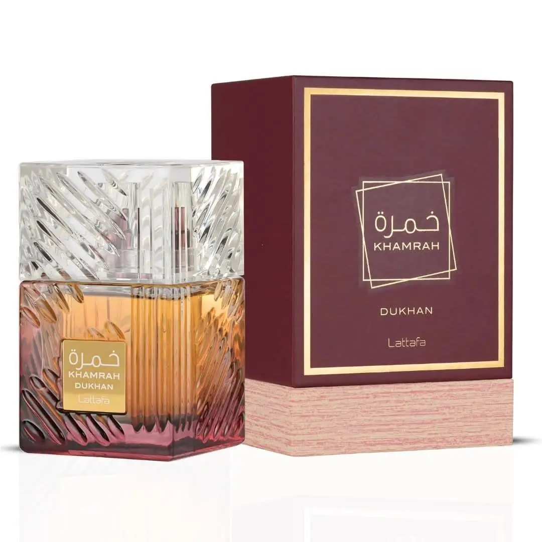 Khamrah Dukhan Eau De Parfum Spray 100ML 3.4 OZ  by Lattafa