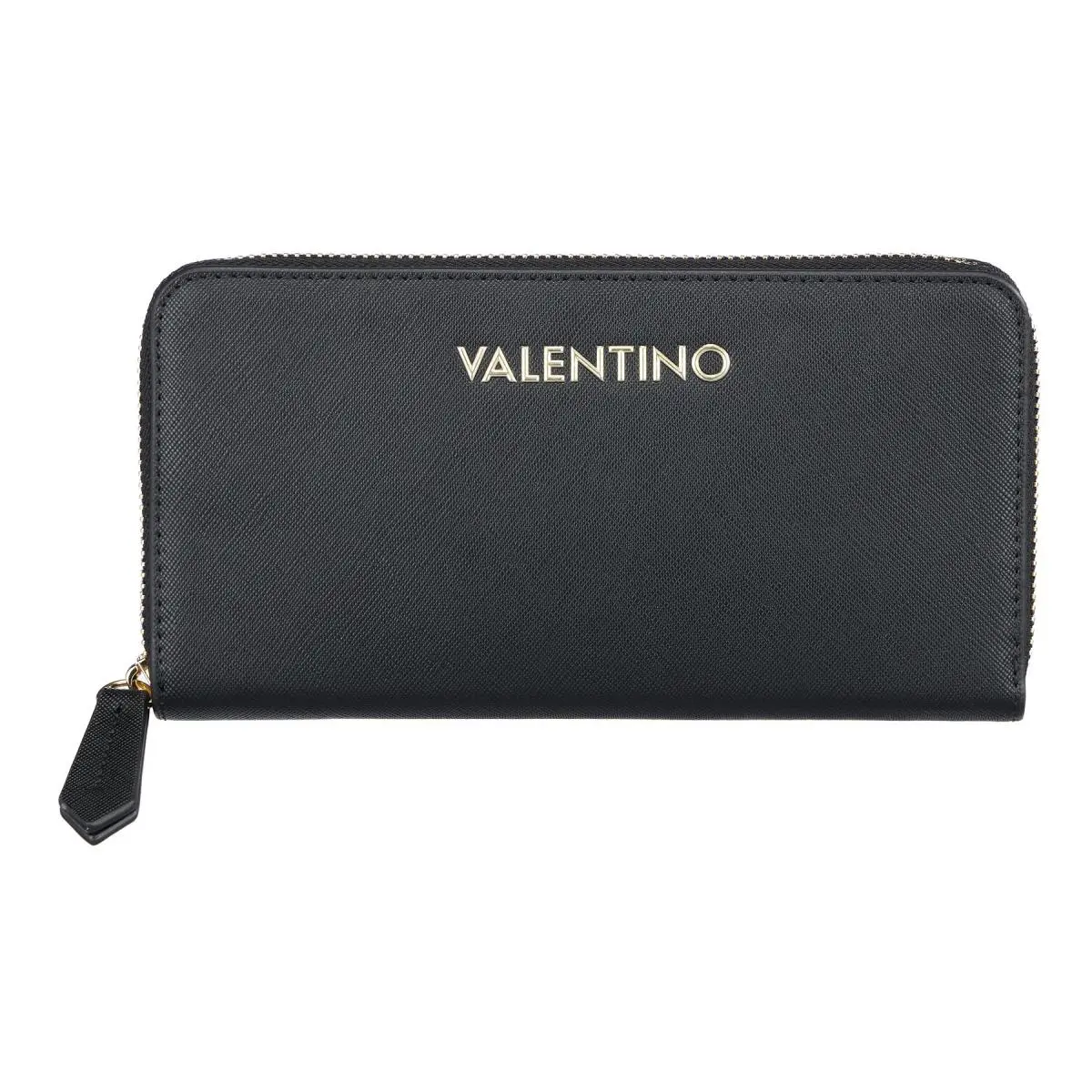 Valentino Zero Re Zip Around Wallet Slim Zip-around Womens Wallet In Black