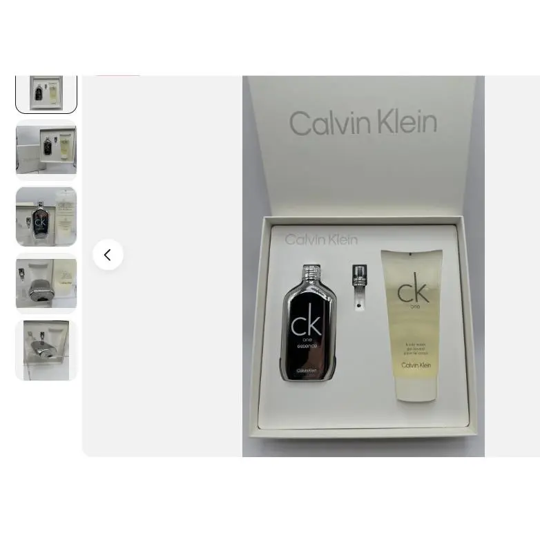 CK One Essence  1.6 oz Parfum Intense Spray CK One Body Wash 3.3 Set by Calvin Klein