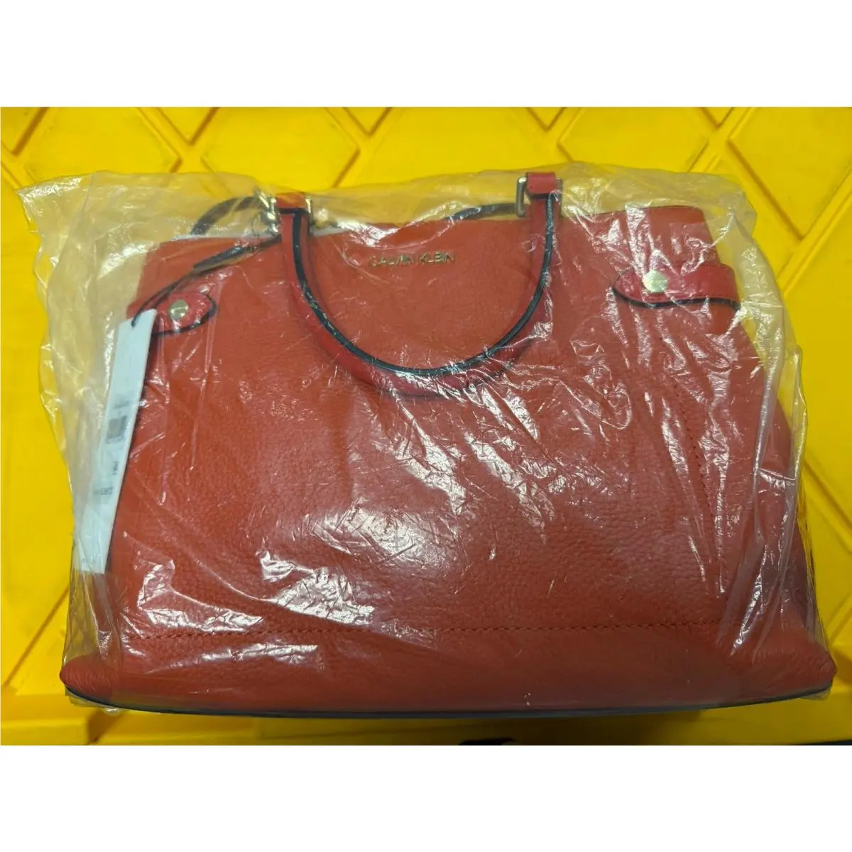 Adrina Purse with Detachable Strap Orange by Calvin Klein