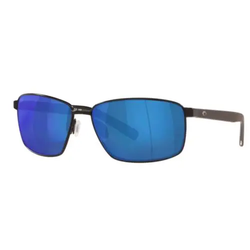 Costa Ponce Matte Black/blue Mirror 580P