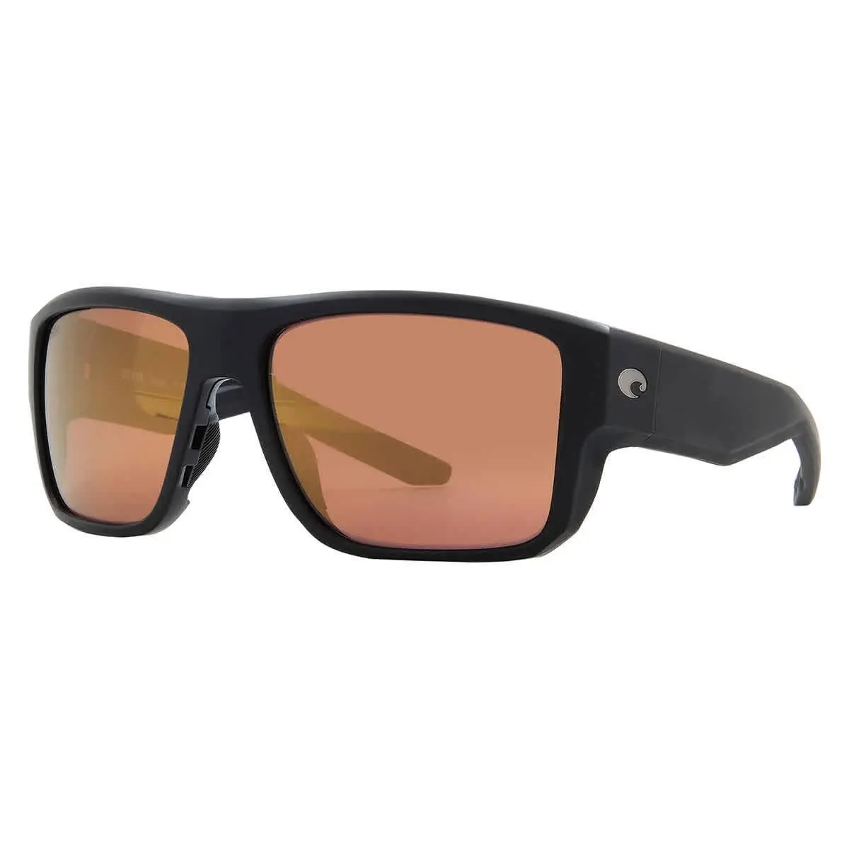 Taxman Gold Mirror Polarized Glass Pilot Men`s Sunglasses 6S9116 by Costa Del Mar