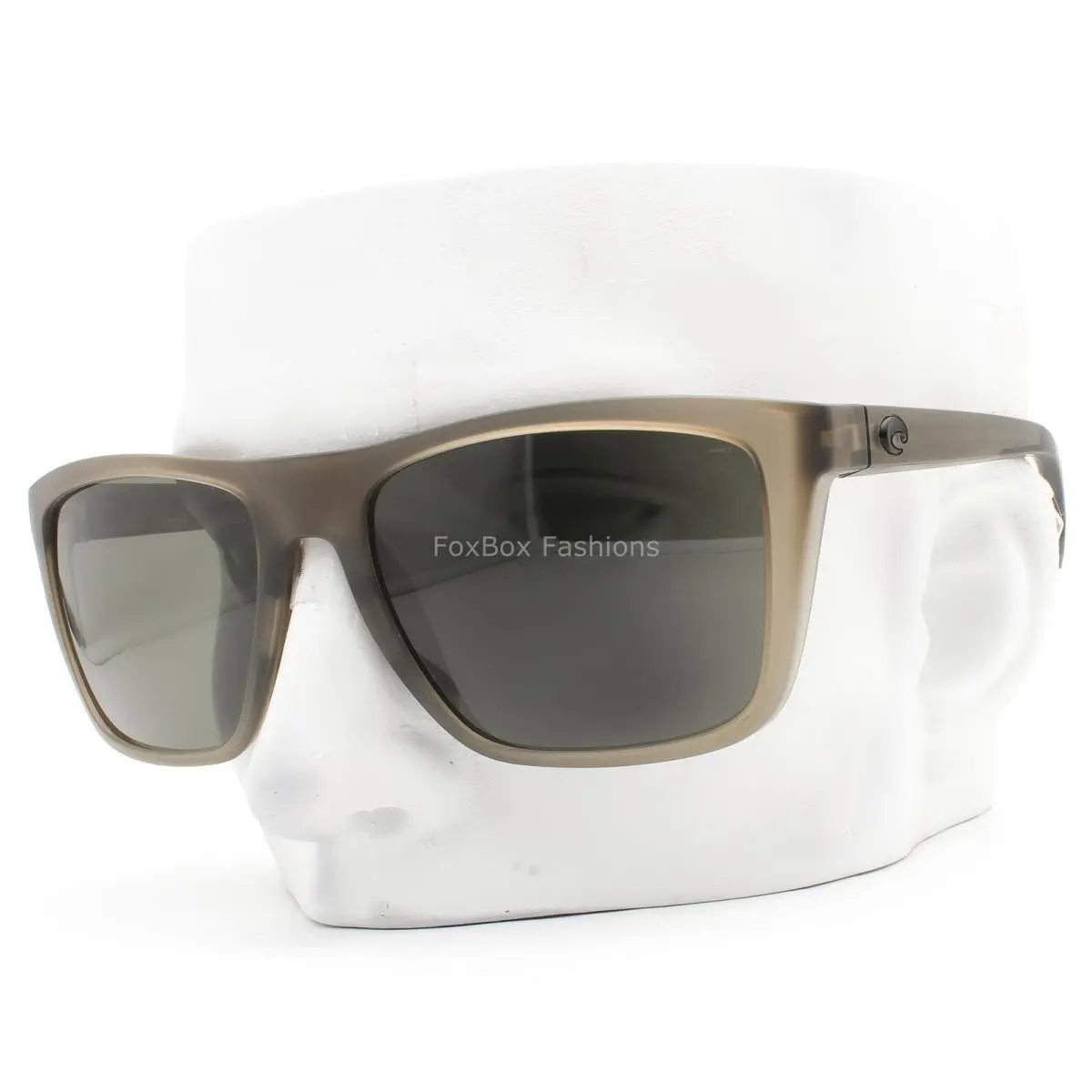 Mainsail XL Sunglasses Matte Brown Smoke Polarized Glass W/case by Costa Del Mar