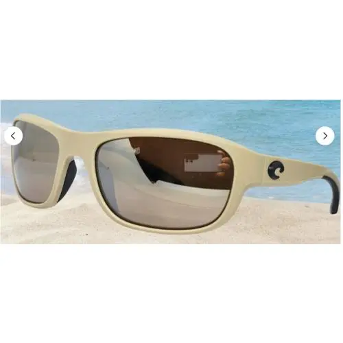 Sand/copper Silver Mirror Clipperton Polarized 580G Sunglasses by Costa Del Mar