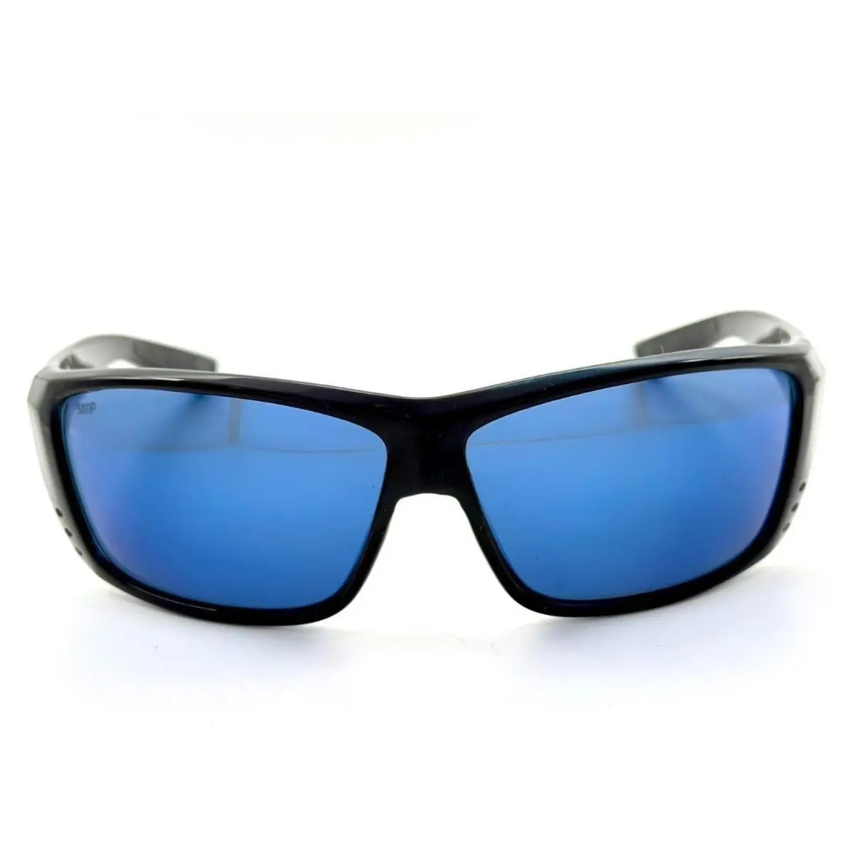 Cat Cay Sunglasses Shiny Black/blue Mirror 580Plastic by Costa Del Mar