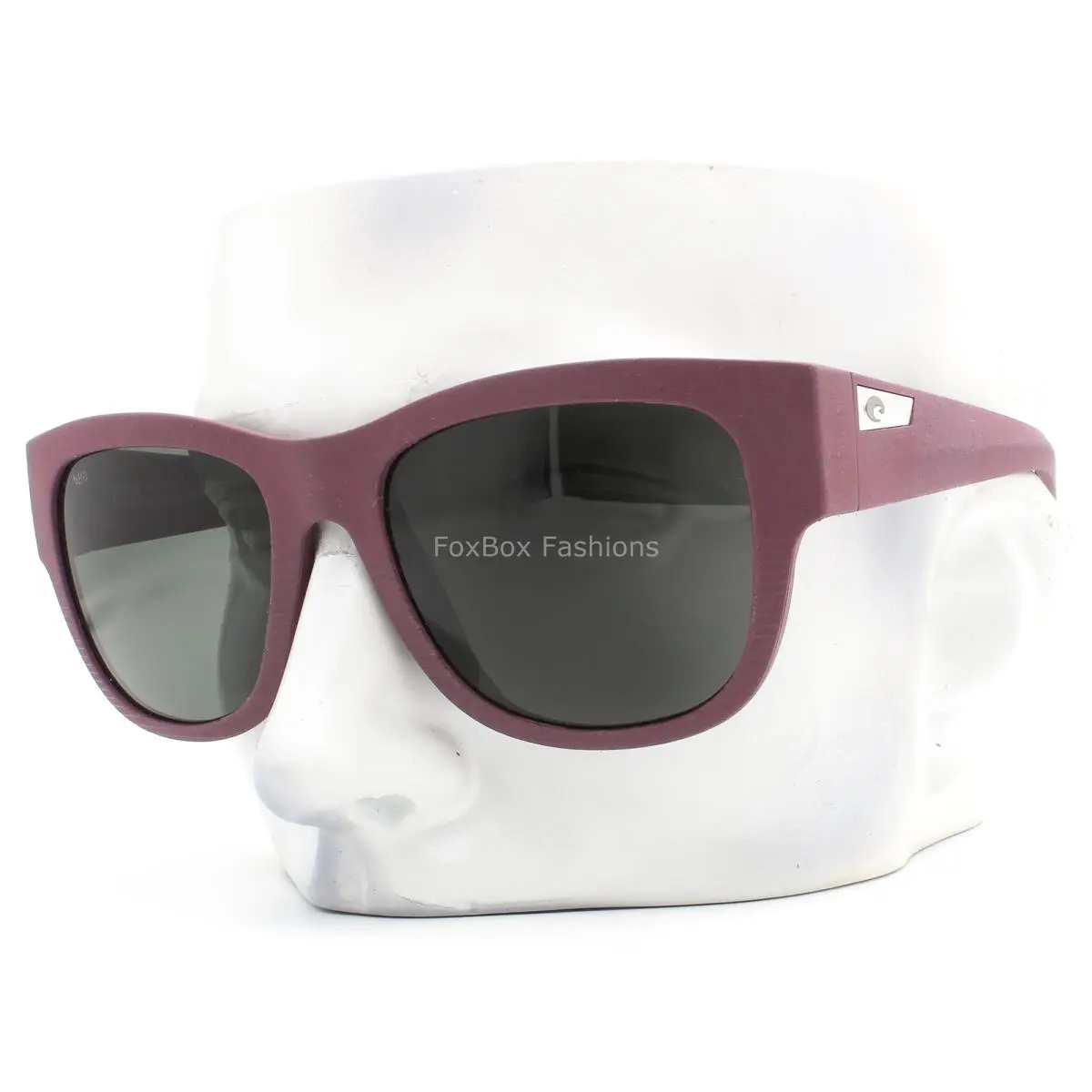 Caleta Sunglasses Untangled Matte Plum Polarized Glass W/pouch by Costa Del Mar