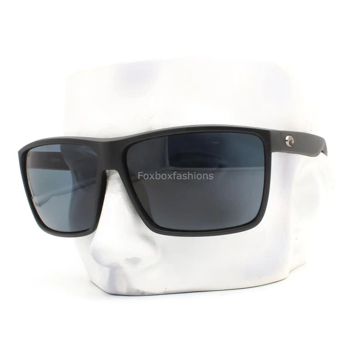 Rincon Sunglasses Matte Black Gray Polarized Plastic Lens W/case by Costa Del Mar