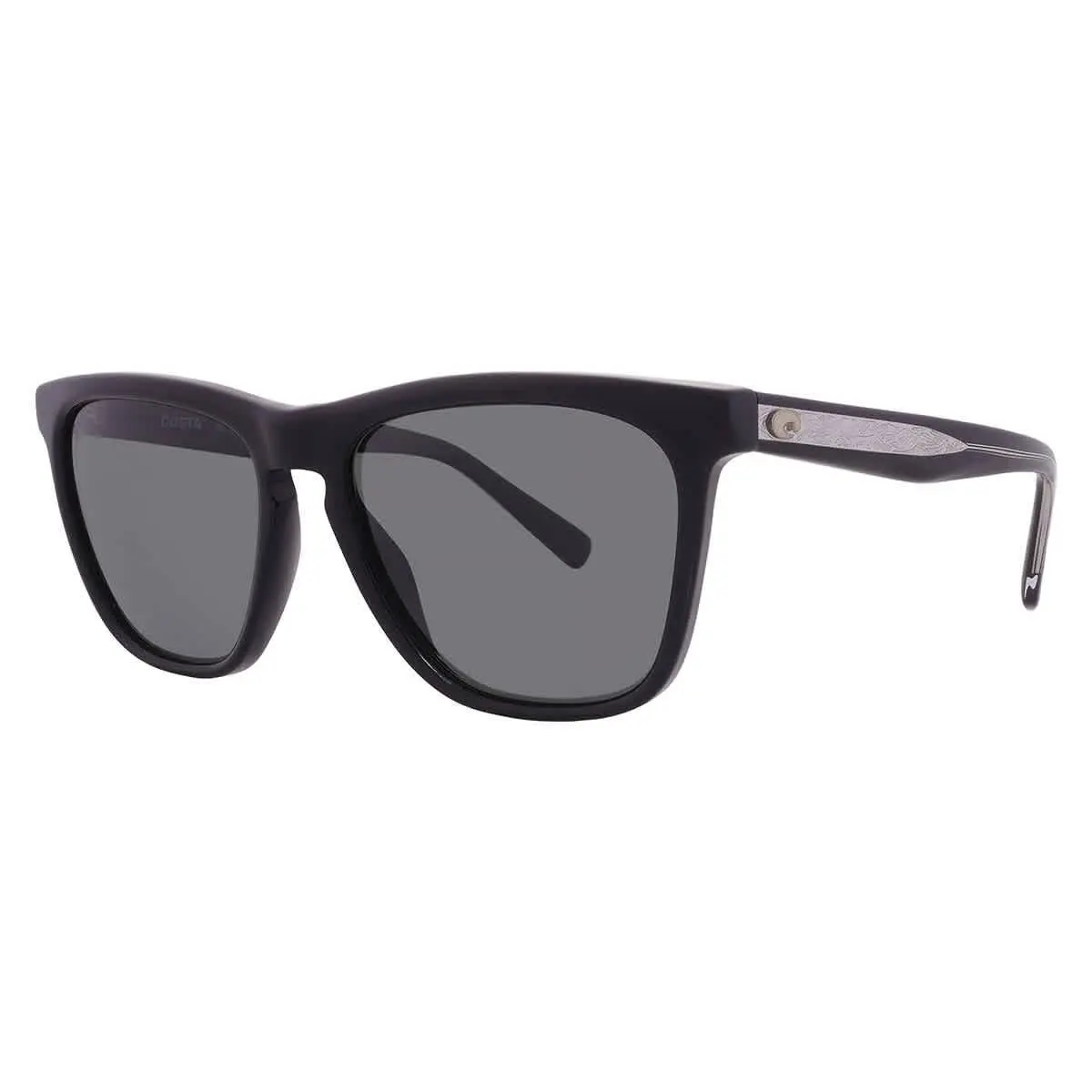 Costa Del Mar Ulu Grey Polarized Glass Square Unisex Sunglasses 6S2014 201401 56