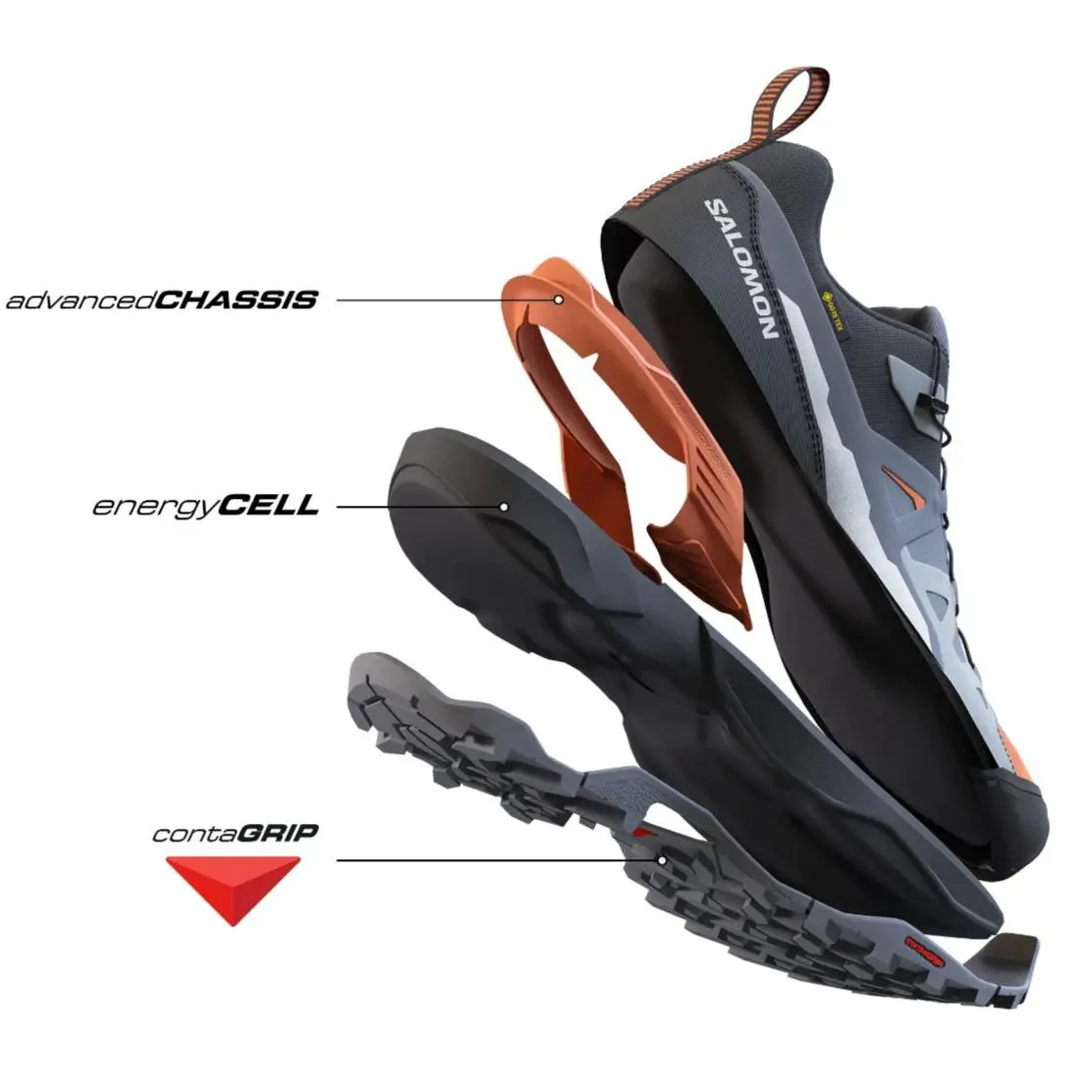 Salomon shoes - Salomon X Ultra 360 - Ultra - L47453200 - Black/Magnet/Quiet Shade 5