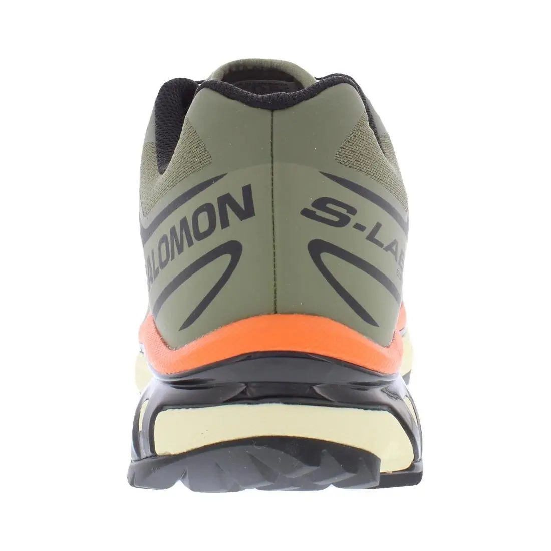 Salomon shoes - Deep Lichen Green/Black/Red Orange, Main: Green 2