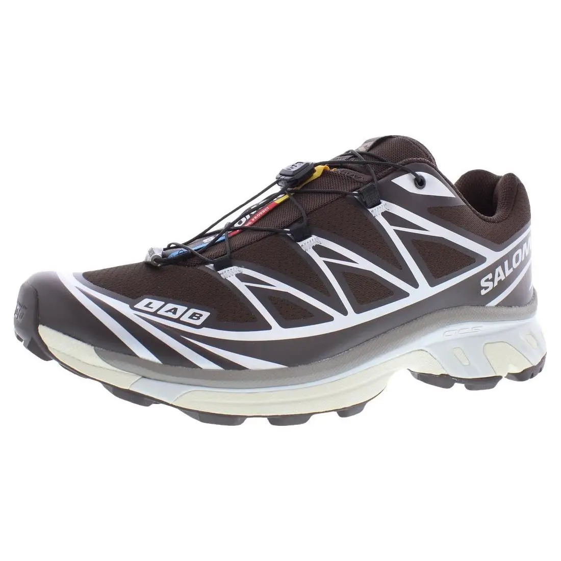 Salomon shoes - Black Coffee/Footwear Silver/Falcon, Main: Black 4