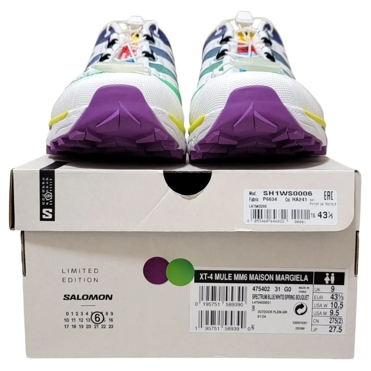 Salomon shoes - XT-4 Mule MM6 Maison Margiela - L4754020031 - White (UPC: 195751589390) 6
