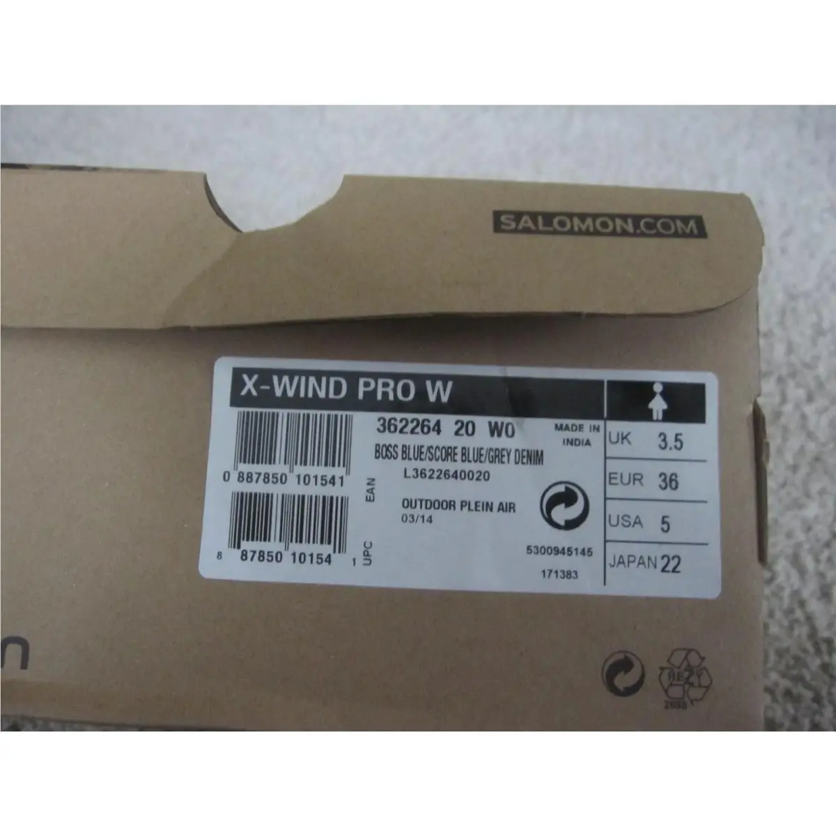 Salomon shoes - Salomon X Wind Pro - Wind Pro - Blue 1