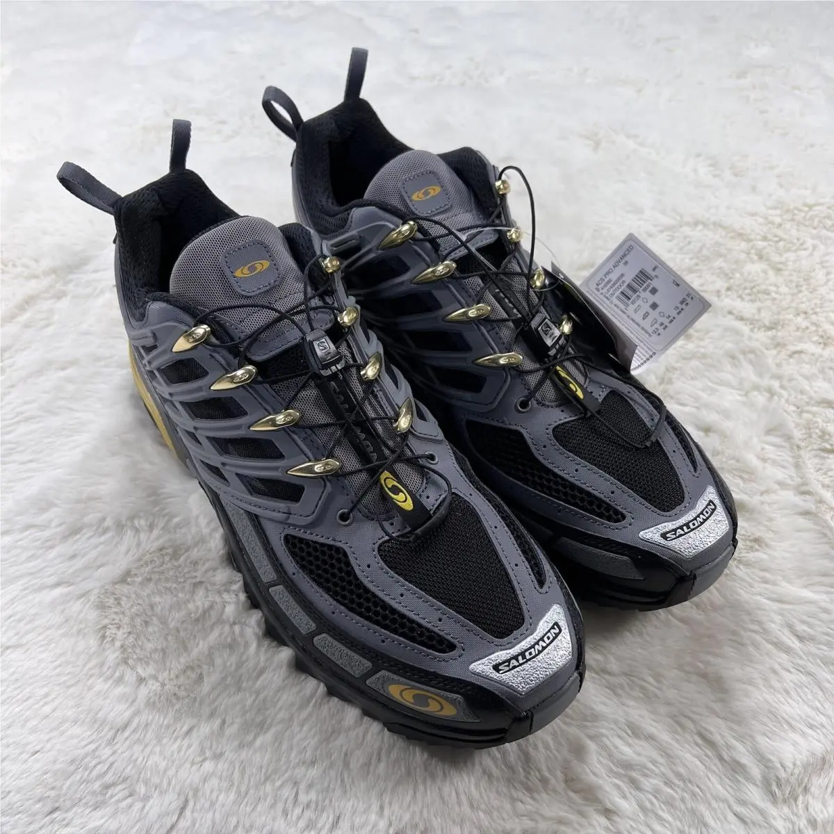 Salomon Acs Pro Advanced Sneakers Mens Size 13 Quiet Shade/black/antique/moss