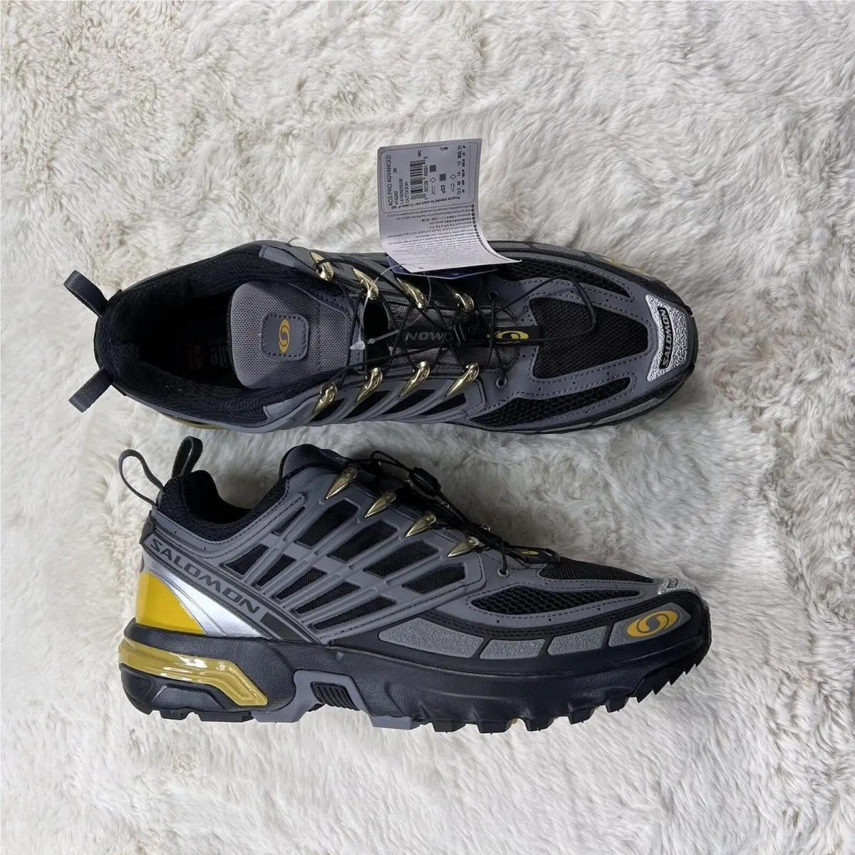 Salomon shoes - Salomon ACS Pro Advanced - ACS Pro Advanced - 414552 - Quiet Shade / Black / Antique Moss 0