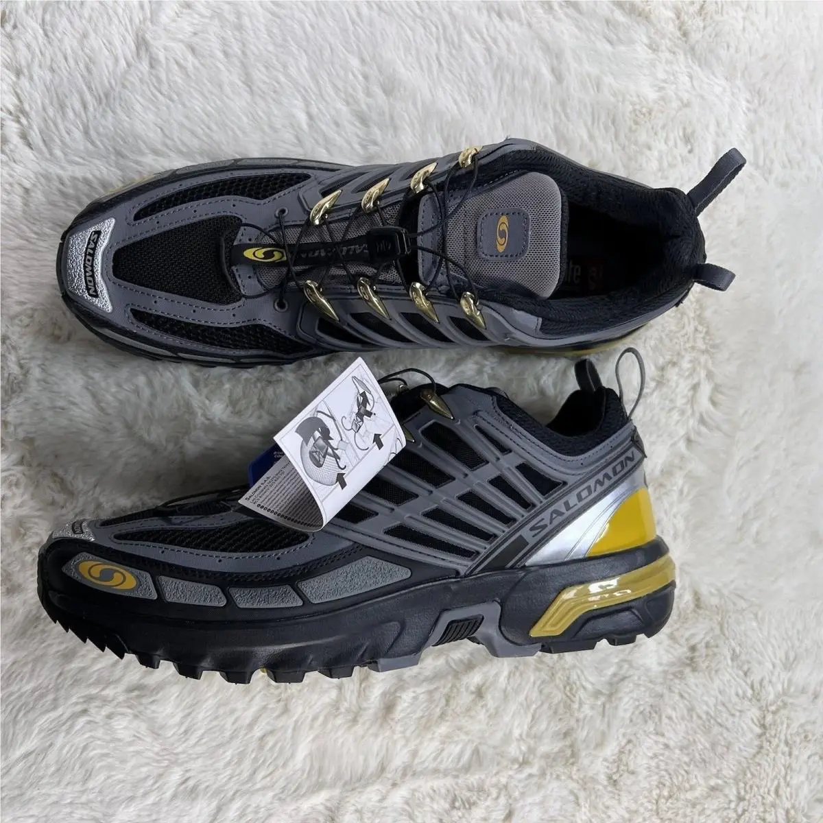 Salomon shoes - Salomon ACS Pro Advanced - ACS Pro Advanced - 414552 - Quiet Shade / Black / Antique Moss 1