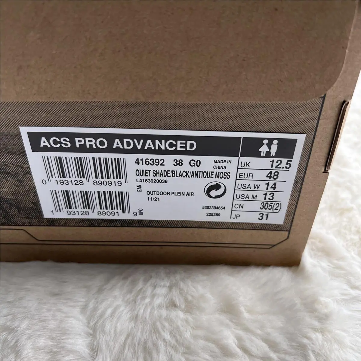 Salomon shoes - Salomon ACS Pro Advanced - ACS Pro Advanced - 414552 - Quiet Shade / Black / Antique Moss 4