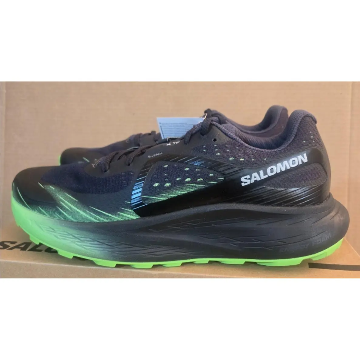 Salomon shoes - Salomon Glide Max TR - Glide Max - L47317400 - India Ink/Black/Green Gecko (UPC: 195751419505) 3