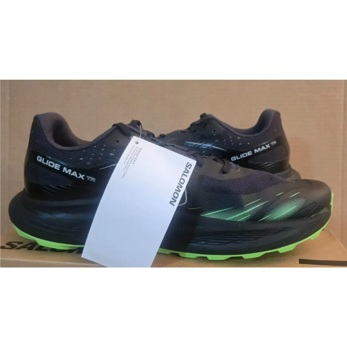 Salomon shoes - Salomon Glide Max TR - Glide Max - L47317400 - India Ink/Black/Green Gecko (UPC: 195751419505) 6