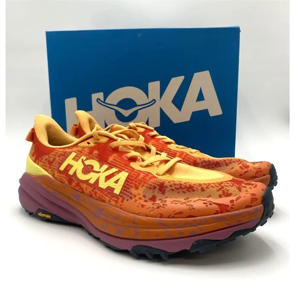 Hoka Speedgoat 6 Men`s Road-running Shoe Sherbet/beet Root Multiple Sizes