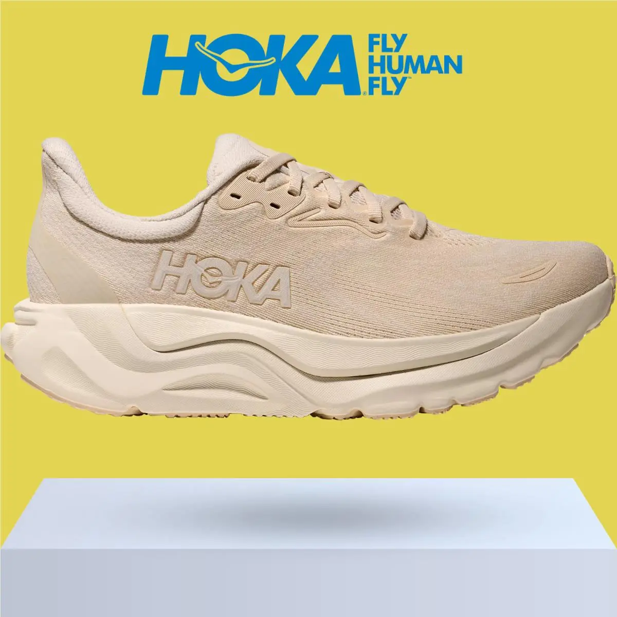 Hoka shoes - Hoka One One Arahi 8 - Alabaster/Lingonberry 19