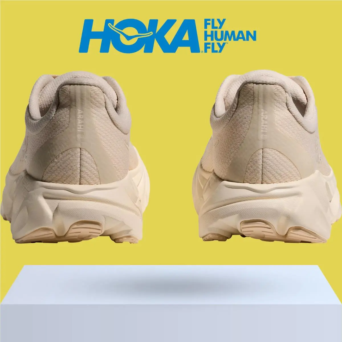 Hoka shoes - Hoka One One Arahi 8 - Alabaster/Lingonberry 21
