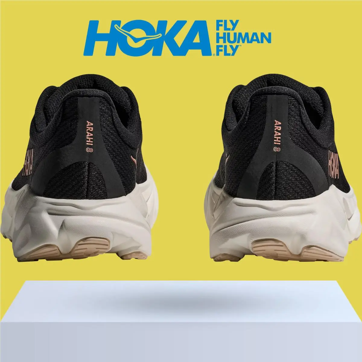 Hoka shoes - Hoka One One Arahi 8 - Alabaster/Lingonberry 31