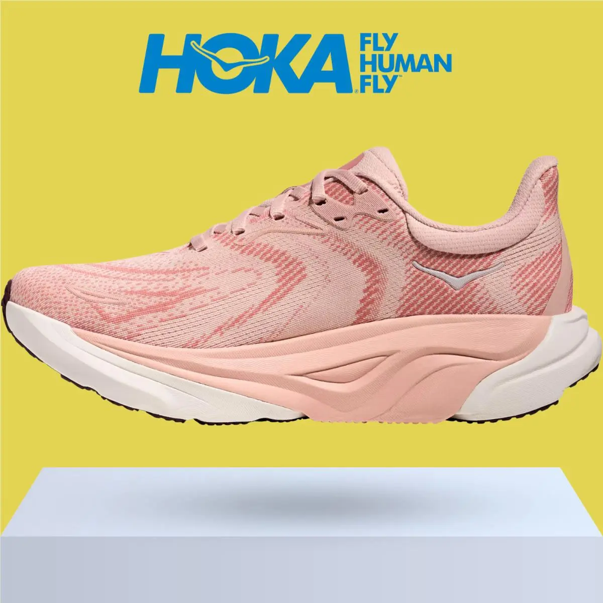 Hoka shoes - Hoka One One Arahi 8 - Alabaster/Lingonberry 35