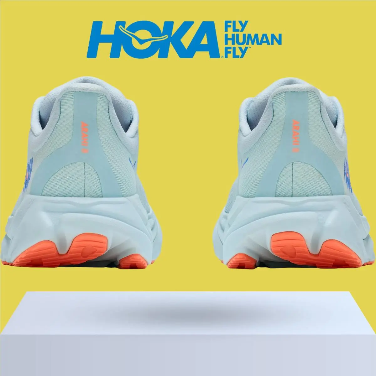 Hoka shoes - Hoka One One Arahi 8 - Alabaster/Lingonberry 41