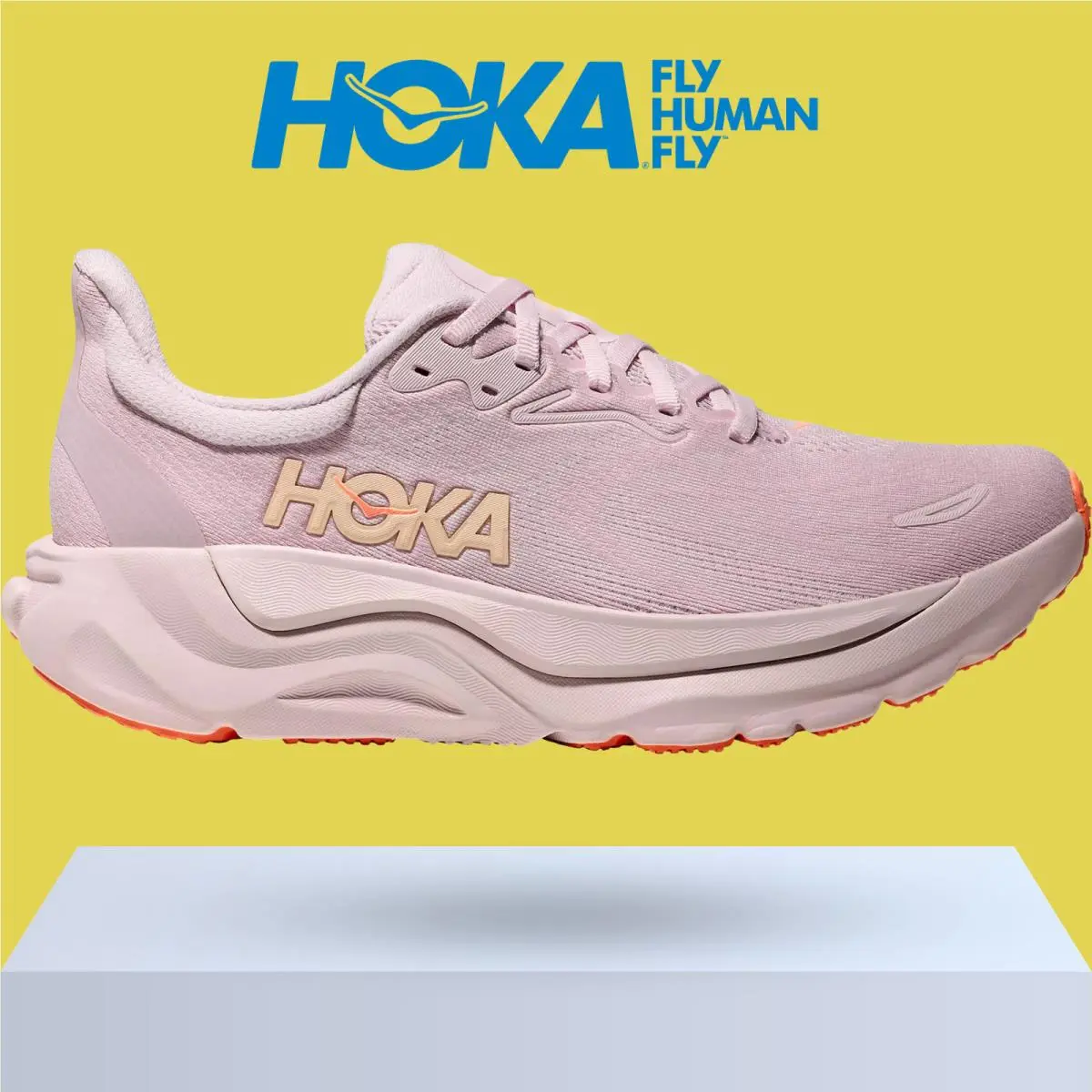 Hoka shoes - Hoka One One Arahi 8 - Alabaster/Lingonberry 44