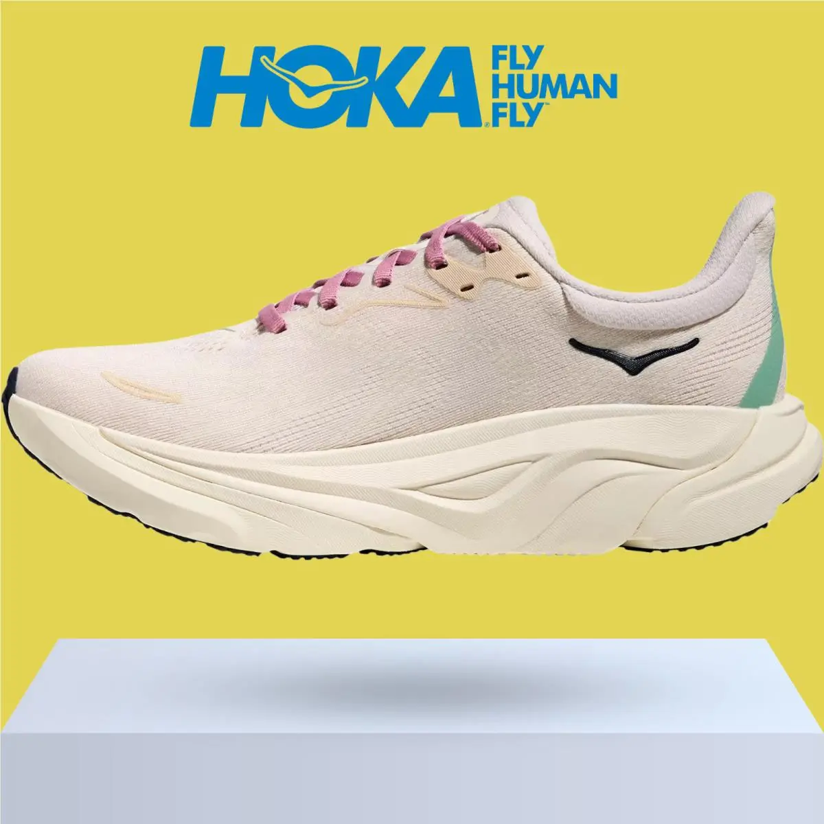 Hoka shoes - Hoka One One Arahi 8 - Alabaster/Lingonberry 50